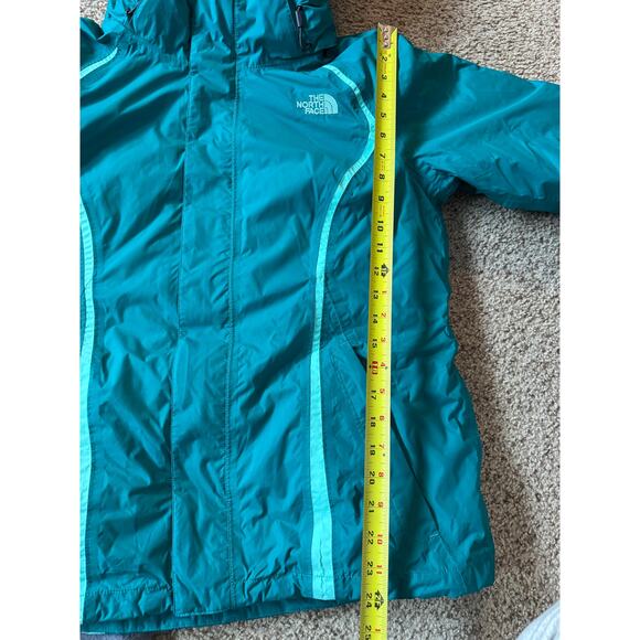 The North Face Hyvent Snowboarding Jacket Teal 3 in 1 Layered Winter Coat - Picture 5 of 9